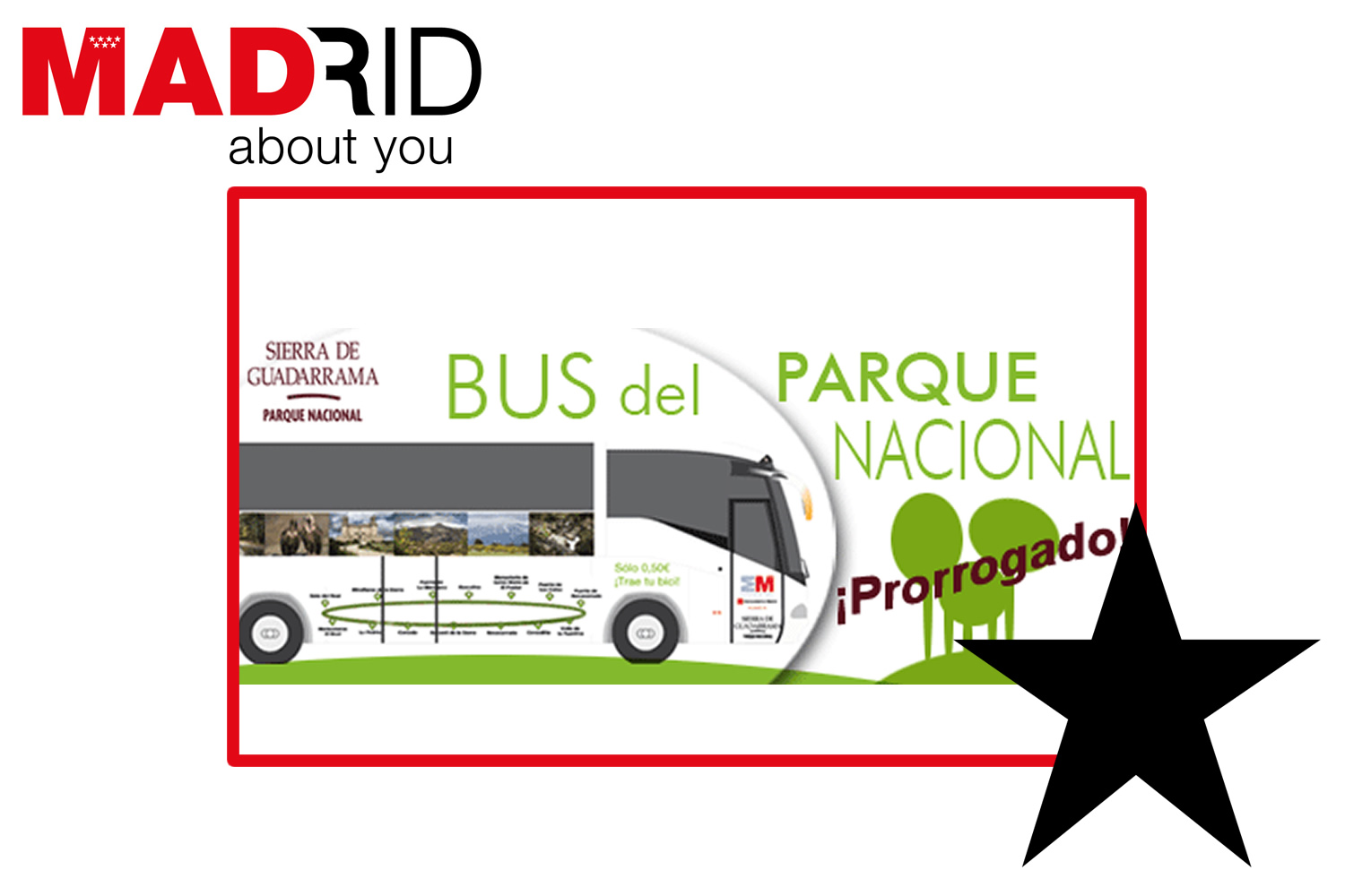 Bus Parque nacional Sierra de Guadarrama