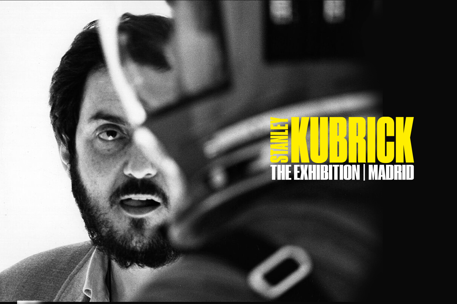 Stanley Kubrick, the exhibition's poster